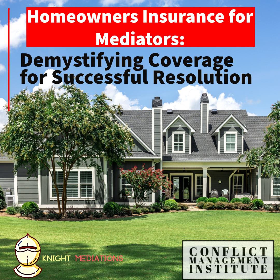 A stunning home with a lush garden and a spacious interior. Homeowners Insurance for Mediators course.