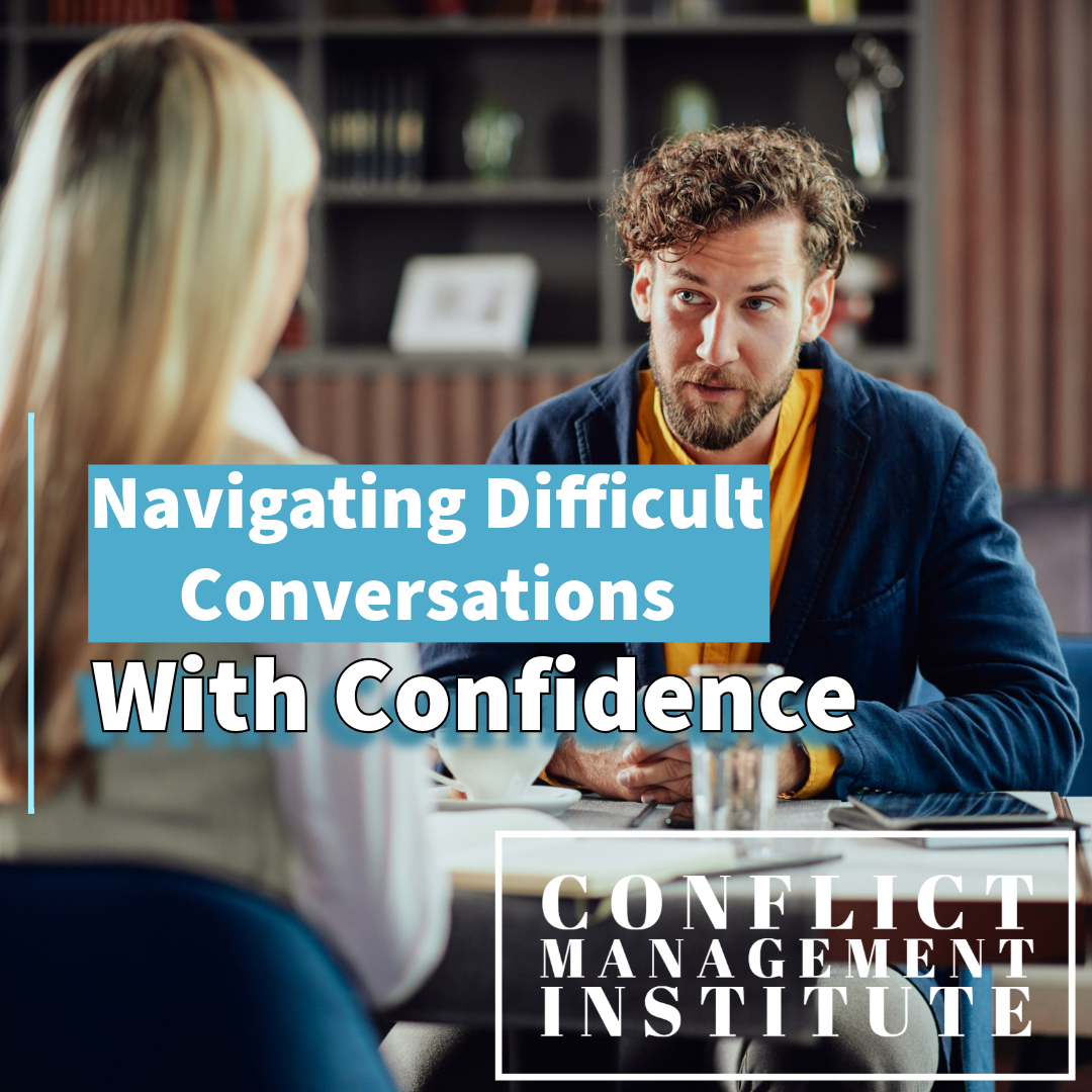 A team struggles with a difficult conversation. Navigating difficult conversations with confidence course.