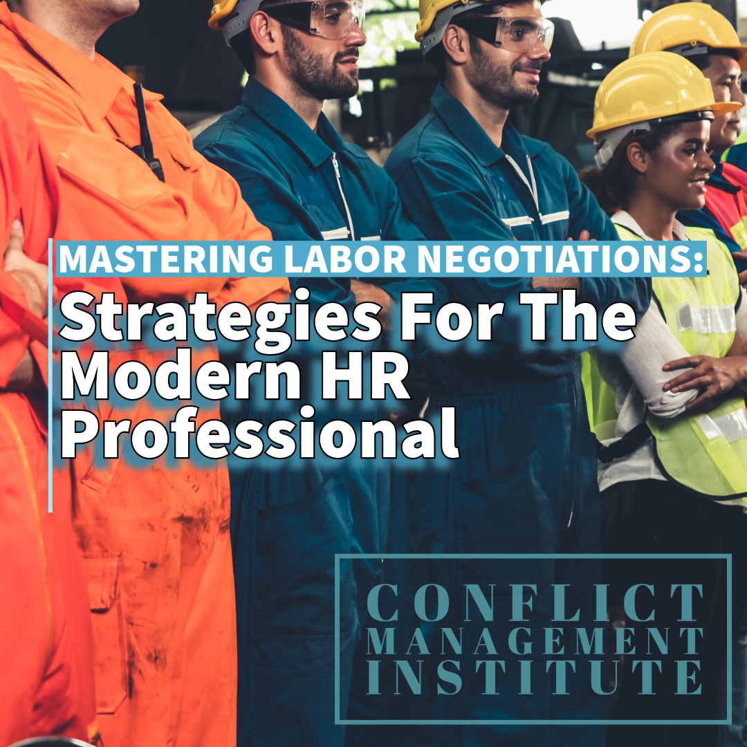 A diverse team of laborers stand confidently. Mastering labor negotiations for HR professionals course.