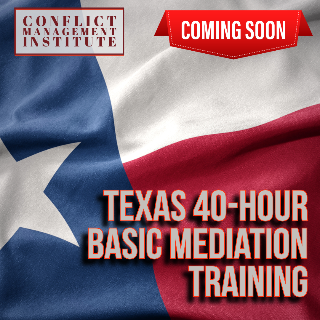 Texas 40-Hour Basic Mediation Training